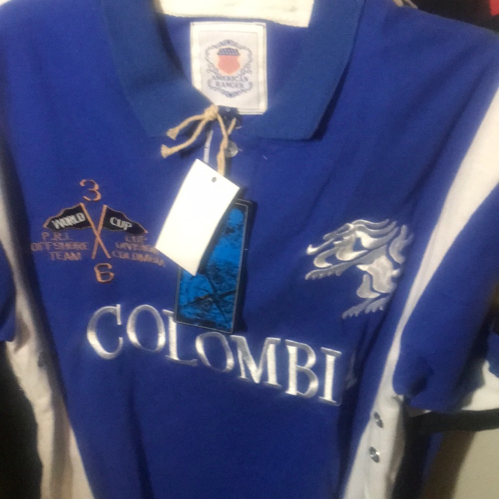 Men’s soccer shirt team Columbia